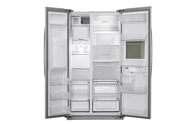 LG جنبا إلى جنب ستانلس ستيل الثلاجة مع موزع ماء وثلج دون سباكة, GR-P227GSYV, thumbnail 2