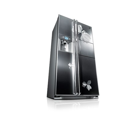 LG 27 Cft Side by Side Refigerator, GR-P277J, thumbnail 2