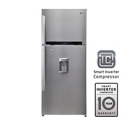 Capacious Top Freezer Refrigerator with smart inverter compressor & water dispenser2