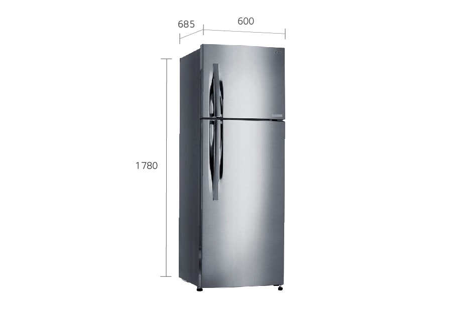 LG Compact Top Freezer Refrigerator with smart inverter compressor, GR-B422RLHL, thumbnail 11