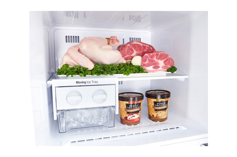 LG Compact Top Freezer Refrigerator with smart inverter compressor, GR-B422RLHL, thumbnail 10