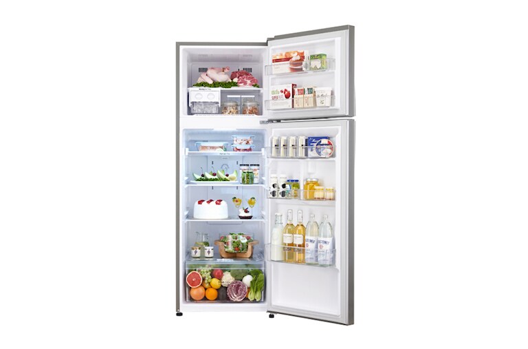 LG Compact Top Freezer Refrigerator with smart inverter compressor, GR-B332RLML, thumbnail 5