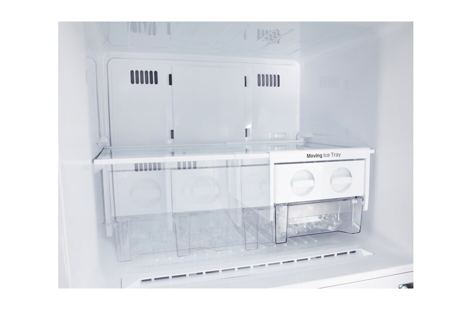 LG SUPER WHITE TOP FREEZER REFRIGERATOR WITH A WAVE DESIGN POCKET, GR-B302SQHL, thumbnail 9