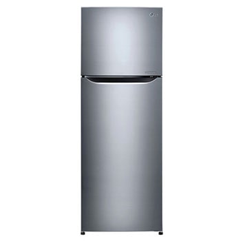 Shiny steel Top Freezer Refrigerator with a wave design pocket 1