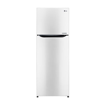 SUPER WHITE TOP FREEZER REFRIGERATOR WITH A WAVE DESIGN POCKET1