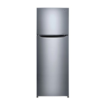 Shiny steel Top Freezer Refrigerator with a wave design pocket 1