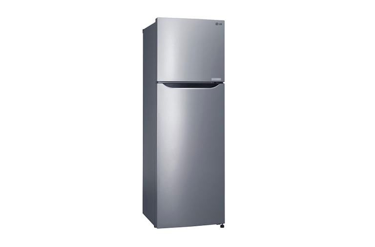 LG Shiny steel Top Freezer Refrigerator with a wave design pocket , GN-B232SLCC, thumbnail 2
