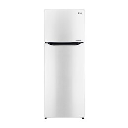 SUPER WHITE TOP FREEZER REFRIGERATOR WITH A WAVE DESIGN POCKET2