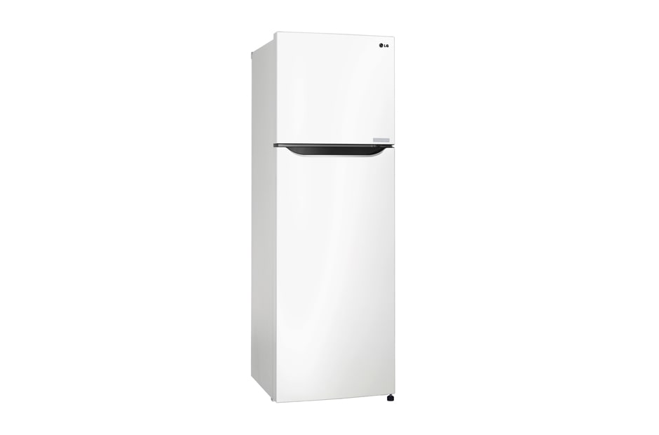 LG SUPER WHITE TOP FREEZER REFRIGERATOR WITH A WAVE DESIGN POCKET, GN-B232SQCC, thumbnail 2
