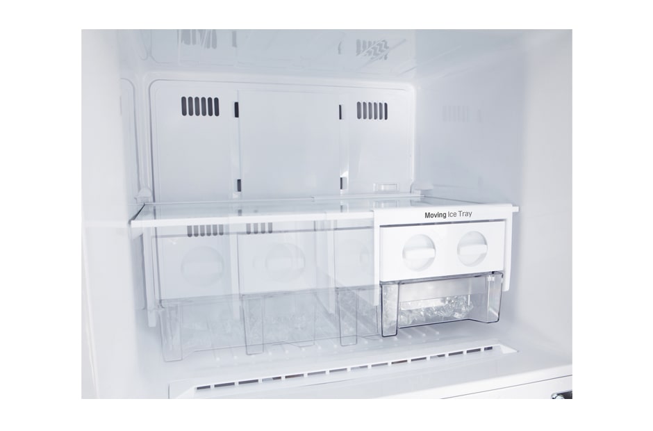 LG SUPER WHITE TOP FREEZER REFRIGERATOR WITH A WAVE DESIGN POCKET, GN-B232SQCC, thumbnail 9