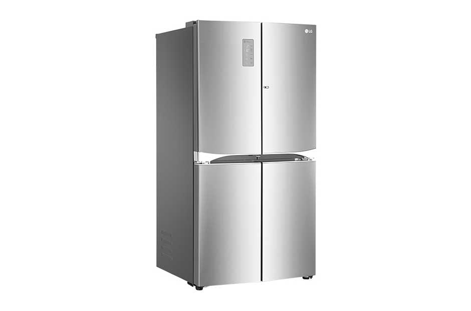 LG DOOR-IN-DOOR SIDE-BY-SIDE PREMIUM SHINY MODERN STEEL FRIDGE, GR-M33FWCHL, thumbnail 2