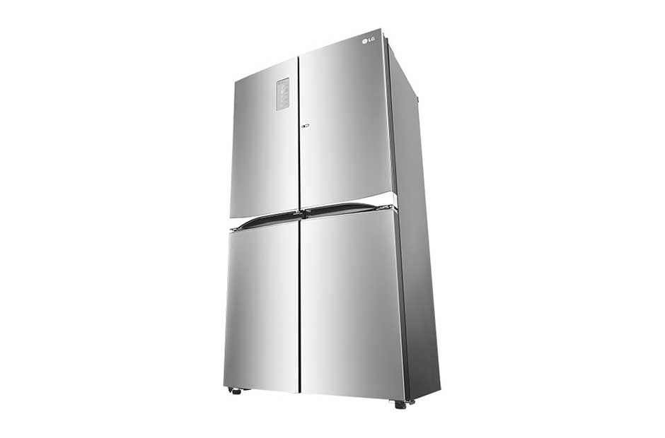 LG DOOR-IN-DOOR SIDE-BY-SIDE PREMIUM SHINY MODERN STEEL FRIDGE, GR-M33FWCHL, thumbnail 3