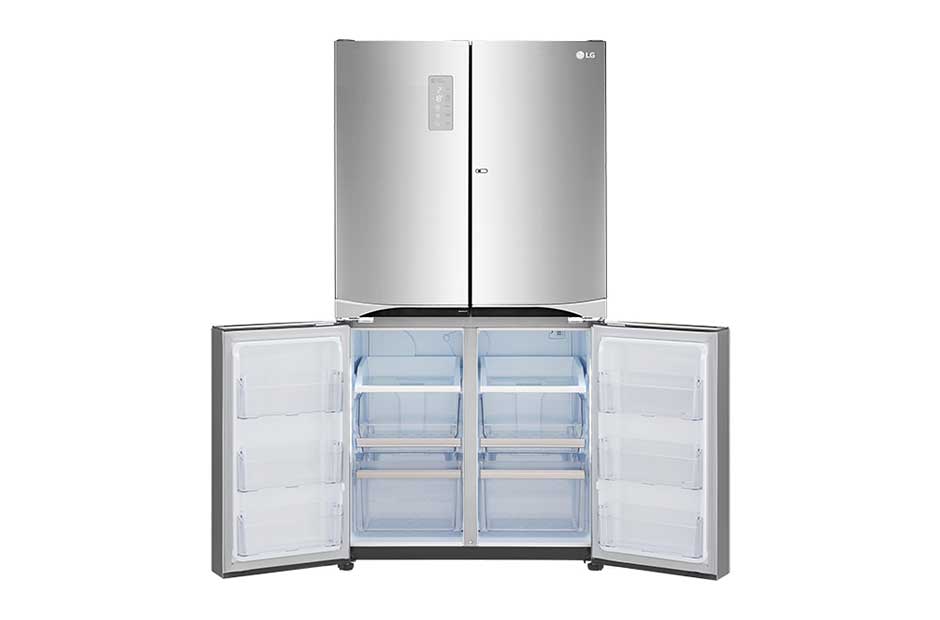 LG DOOR-IN-DOOR SIDE-BY-SIDE PREMIUM SHINY MODERN STEEL FRIDGE, GR-M33FWCHL, thumbnail 6