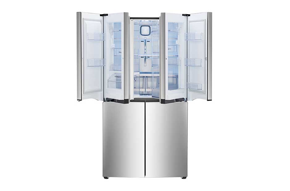 LG DOOR-IN-DOOR SIDE-BY-SIDE PREMIUM SHINY MODERN STEEL FRIDGE, GR-M33FWCHL, thumbnail 7