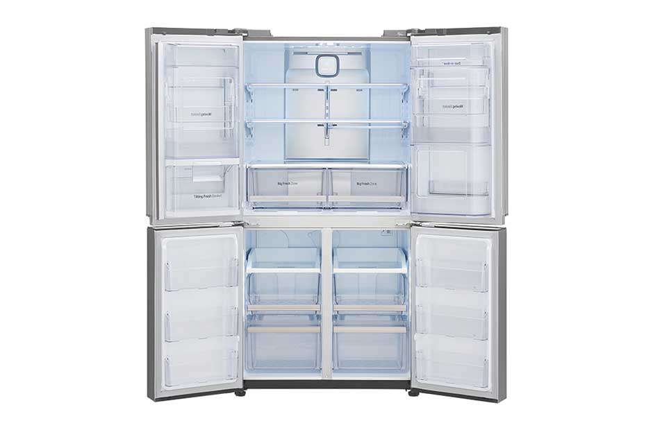 LG DOOR-IN-DOOR SIDE-BY-SIDE PREMIUM SHINY MODERN STEEL FRIDGE, GR-M33FWCHL, thumbnail 8