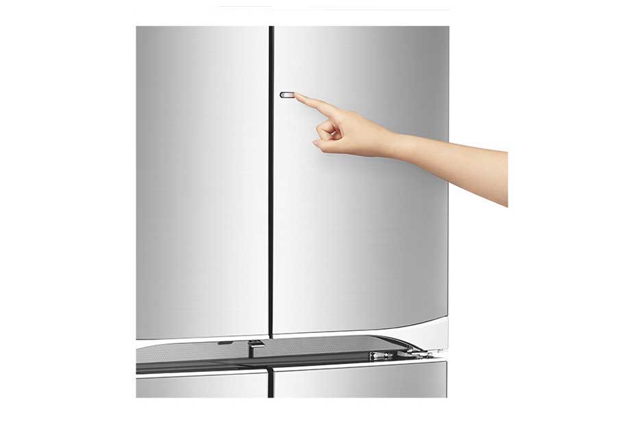 LG DOOR-IN-DOOR SIDE-BY-SIDE PREMIUM SHINY MODERN STEEL FRIDGE, GR-M33FWCHL, thumbnail 9