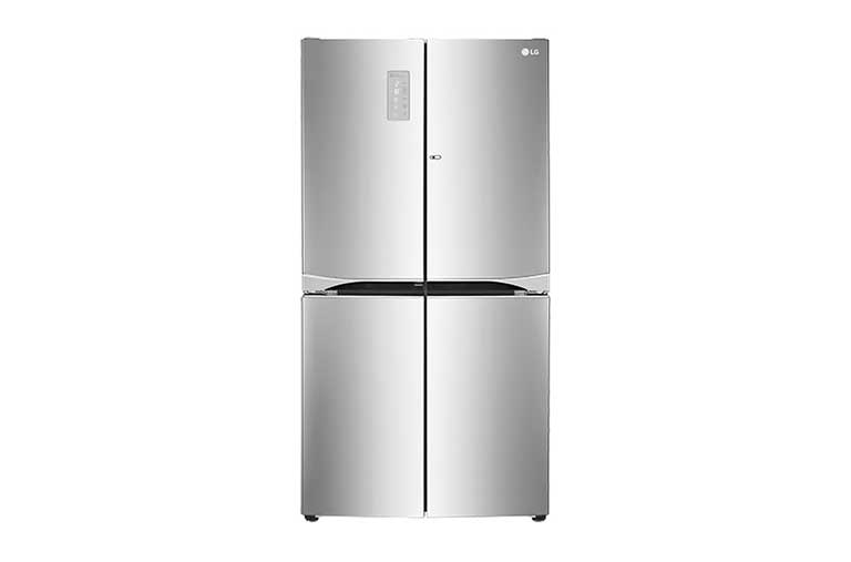 LG DOOR-IN-DOOR SIDE-BY-SIDE PREMIUM SHINY MODERN STEEL FRIDGE, GR-M33FWCHL, thumbnail 1