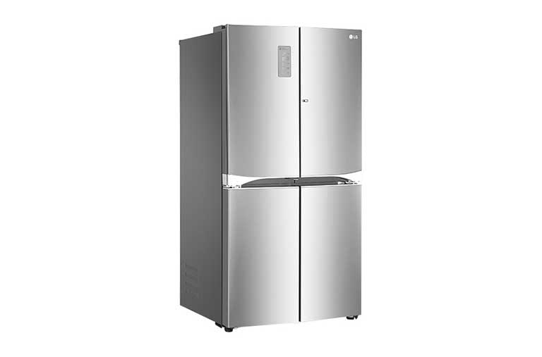 LG DOOR-IN-DOOR SIDE-BY-SIDE PREMIUM SHINY MODERN STEEL FRIDGE, GR-M33FWCHL, thumbnail 2