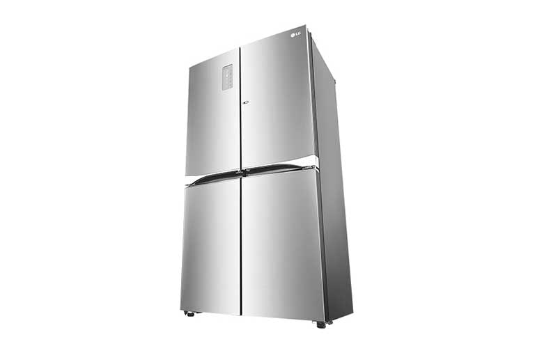 LG DOOR-IN-DOOR SIDE-BY-SIDE PREMIUM SHINY MODERN STEEL FRIDGE, GR-M33FWCHL, thumbnail 3