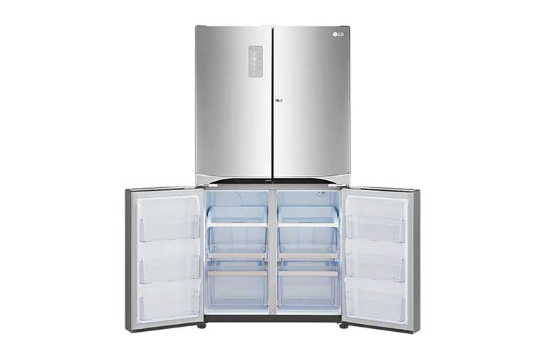 LG DOOR-IN-DOOR SIDE-BY-SIDE PREMIUM SHINY MODERN STEEL FRIDGE, GR-M33FWCHL, thumbnail 6