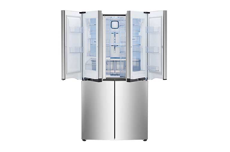 LG DOOR-IN-DOOR SIDE-BY-SIDE PREMIUM SHINY MODERN STEEL FRIDGE, GR-M33FWCHL, thumbnail 7