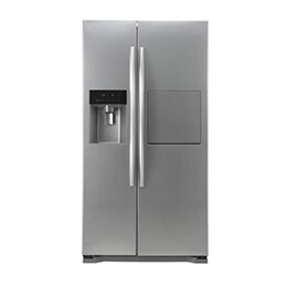 Side-by-Side Stainless STEEL FRIDGE WITH NON-PLUMBED WATER AND ICE DISPENSER2