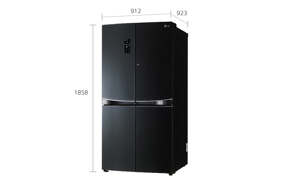LG 36 Cu Ft 6Door French Door Refrigerator with Dual Door-In-Door™, GR-D36FBGHL, thumbnail 11
