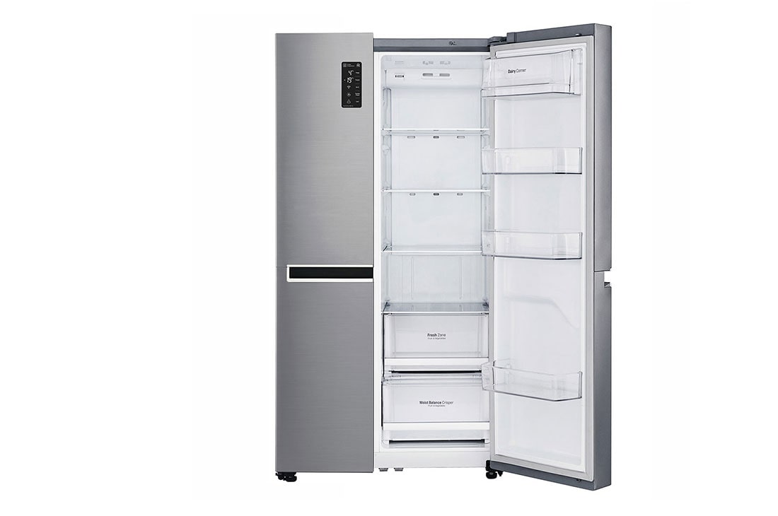 LG Side by Side Refrigerator, Platinum Silver, Inverter Linear Compressor, Mega Capacity, Smart Diagnosis™, GR-B257SLLV, thumbnail 13