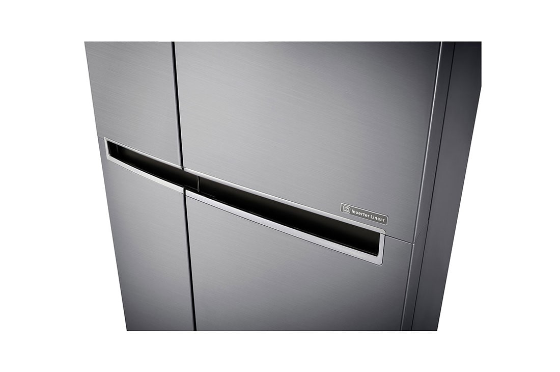 LG Side by Side Refrigerator, Platinum Silver, Inverter Linear Compressor, Mega Capacity, Smart Diagnosis™, GR-B257SLLV, thumbnail 7