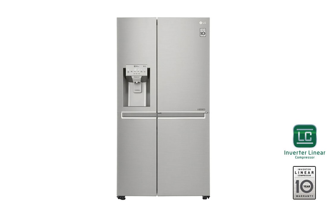 LG Mega Capacity Side-by-Side Refrigerator with New Door-in-Door™, GR-J257SLLV