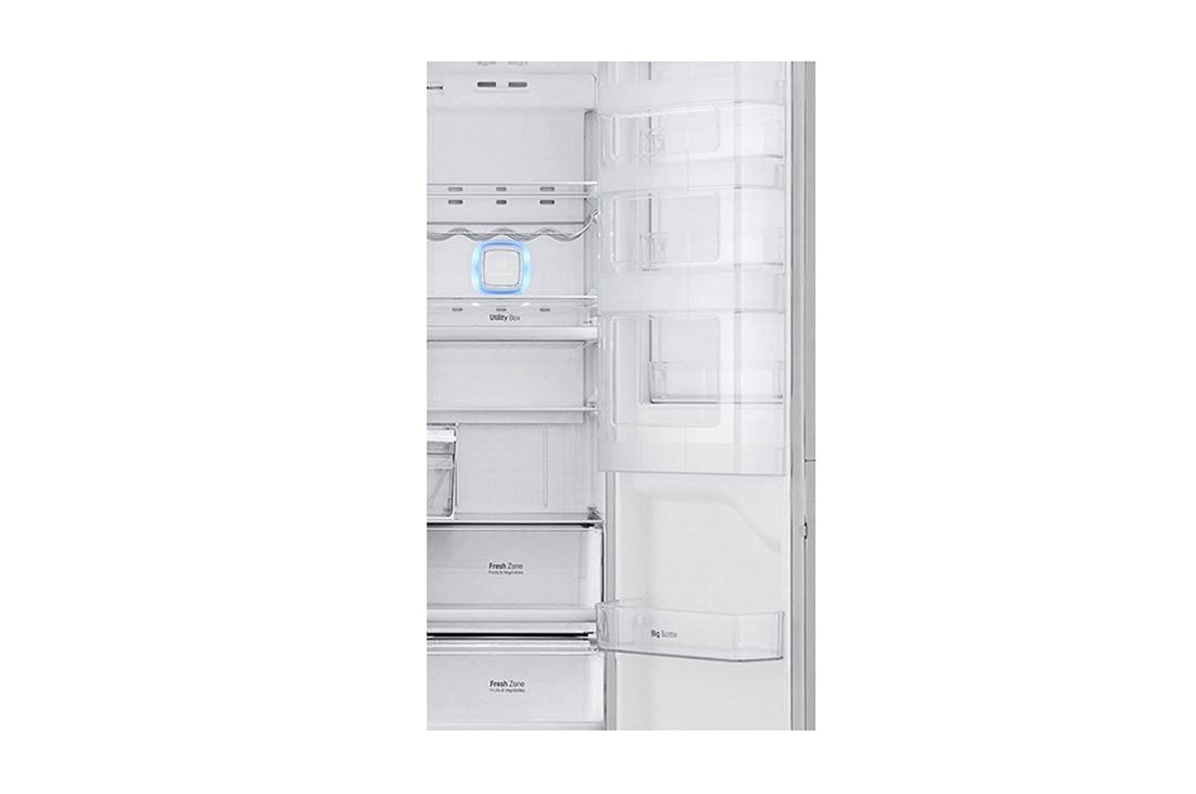 LG Mega Capacity Side-by-Side Refrigerator with New Door-in-Door™, GR-J257SLLV, thumbnail 4