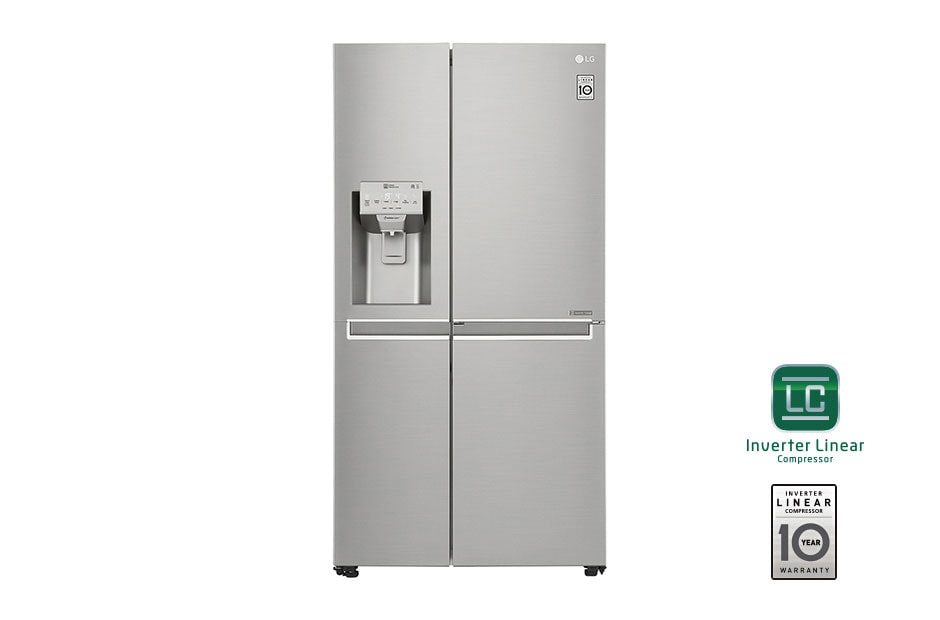 LG Mega Capacity Side-by-Side Refrigerator with New Door-in-Door™, GR-J257SVLV