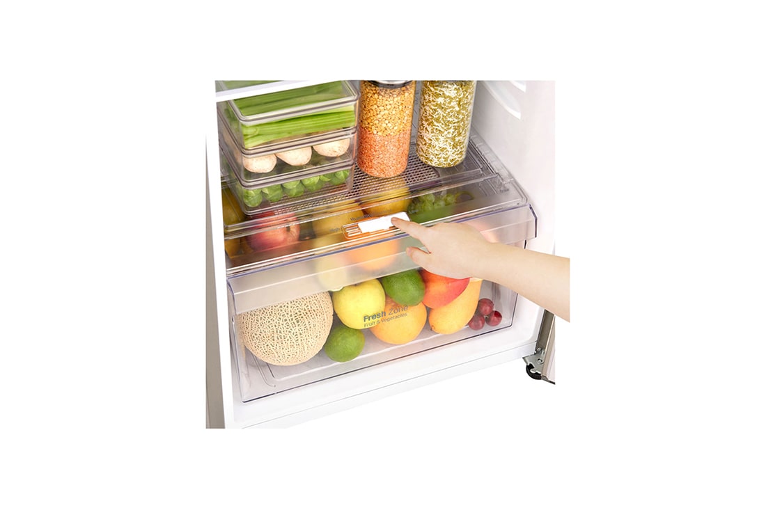 LG Top Mount Freezer, Inverter Linear Compressor, DoorCooling+™, Multi Air Flow, GR-C402RLCN, thumbnail 3