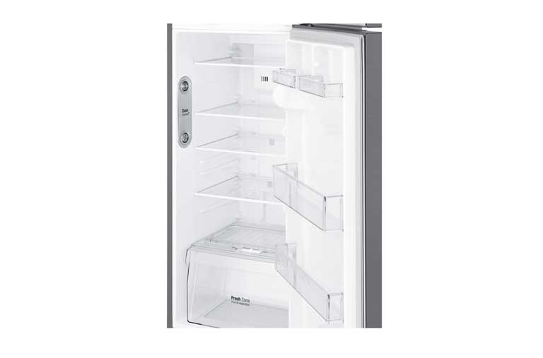 LG Top Mount Freezer, Inverter Linear Compressor, DoorCooling+™, Multi Air Flow, GR-C362RLBN, thumbnail 3