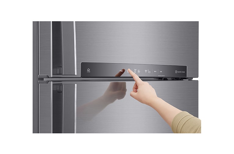 LG STAINLESS STEEL VCM TOP FREEZER WITH DISPENSER, GR-F832HLHU, thumbnail 4