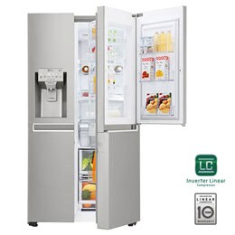 Mega Capacity Side-by-Side Refrigerator with New Door-in-Door™2