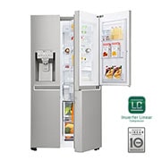 LG Mega Capacity Side-by-Side Refrigerator with New Door-in-Door™, GR-J327CSBL, thumbnail 1