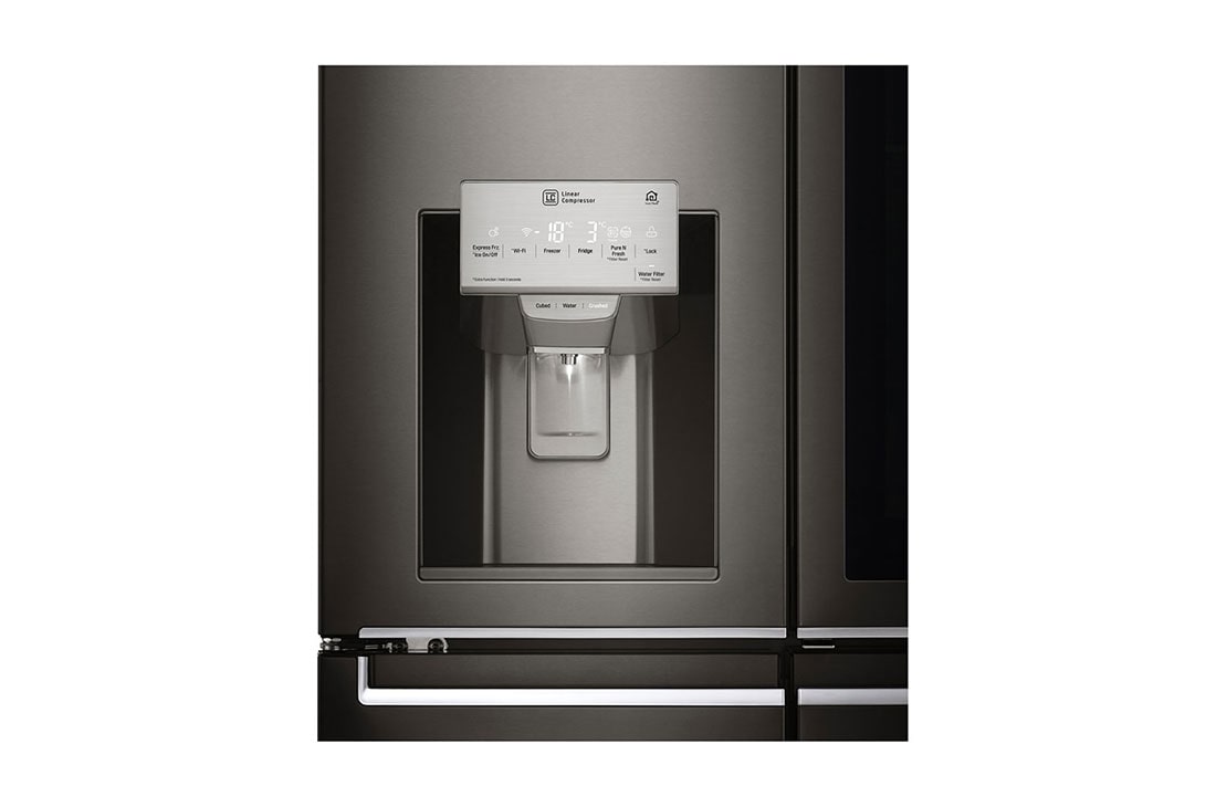 LG 4 Door Refrigerator, InstaView™ Door-in-Door®, Black Stainless Steel, Hygiene FRESH+™, ThinQ, GR-X39FTKHL, thumbnail 6