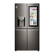 LG 4 Door Refrigerator, InstaView™ Door-in-Door®, Black Stainless Steel, Hygiene FRESH+™, ThinQ, GR-X39FTKHL, thumbnail 2