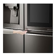 LG 4 Door Refrigerator, InstaView™ Door-in-Door®, Black Stainless Steel, Hygiene FRESH+™, ThinQ, GR-X39FTKHL, thumbnail 5