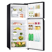 LG Black Glass Top Freezer, GN-C552SGCN, thumbnail 4