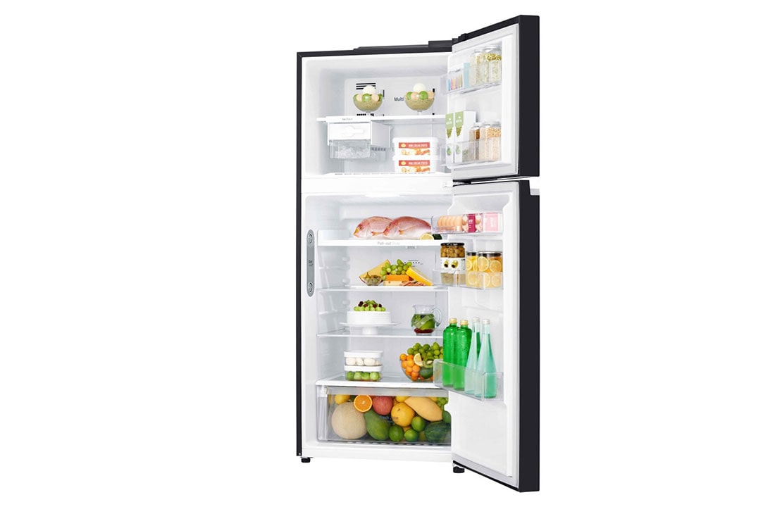 LG Black Glass Top Freezer, GN-C552SGCN, thumbnail 6