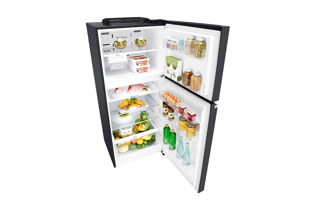 LG Black Glass Top Freezer, GN-C552SGCN, thumbnail 8