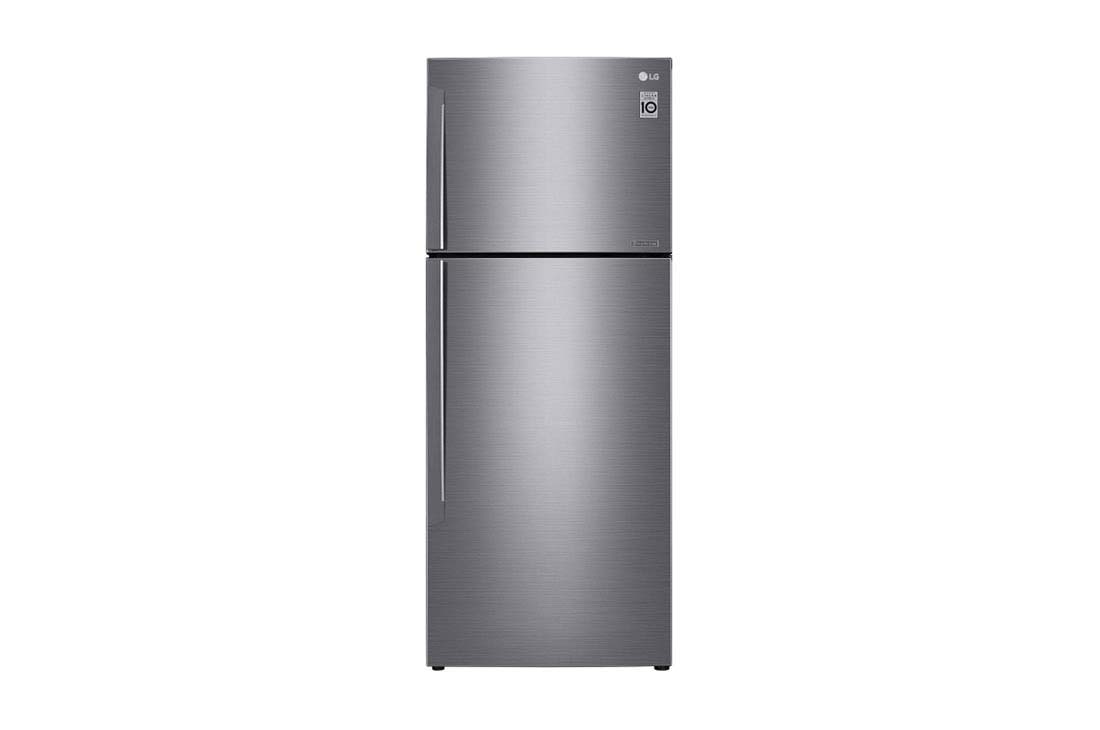 LG Top Mount Freezer, Platinum Silver, Inverter Linear Compressor, DoorCooling<sup>+</sup>™, Multi Air Flow, GR-C619HLCN