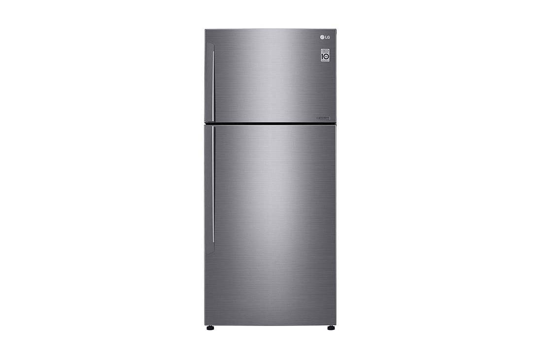 LG Top Mount Freezer, Platinum Silver, Inverter Linear Compressor, DoorCooling<sup>+</sup>™, HygieneFresh+™, GN-C732HLCU