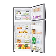 LG Top Mount Freezer, Platinum Silver, Inverter Linear Compressor, DoorCooling<sup>+</sup>™, HygieneFresh+™, GN-C732HLCU, thumbnail 2