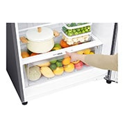 LG Top Mount Freezer, Platinum Silver, Inverter Linear Compressor, DoorCooling<sup>+</sup>™, HygieneFresh+™, GN-C732HLCU, thumbnail 7