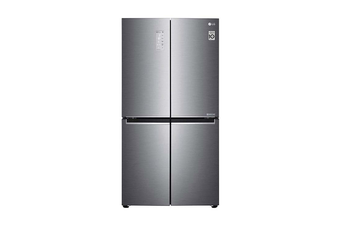 LG 4 Door Refrigerator, Inverter Linear Compressor, Smart Storage System, Hygiene Fresh+™, GR-B34FTLHL