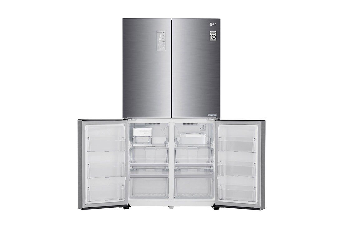 LG 4 Door Refrigerator, Inverter Linear Compressor, Smart Storage System, Hygiene Fresh+™, GR-B34FTLHL, thumbnail 4