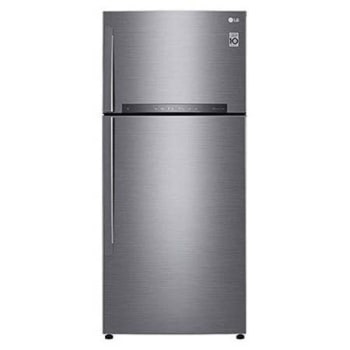 Top Mount Freezer, Platinum Silver, Inverter Linear Compressor, DoorCooling<sup>+</sup>™, Hygiene FRESH+™, ThinQ1